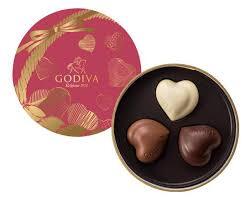 GODIVA ゴディバ クールアソートメント3粒入　チョコレート　丸箱　_画像2