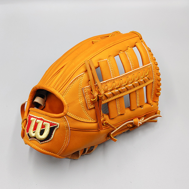 【新品 (高校野球対応)】 ウィルソン 硬式グローブ / 外野手用 (Wilson グラブ) 無料型付け[NE96|管理コード:001-01]_画像1