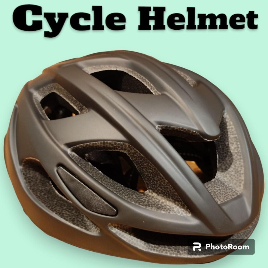 自転車通勤・通学におすすめのヘルメット Lサイズ 58-61cm ブラック クロスバイクやシティサイクルにもおすすめのヘルメット