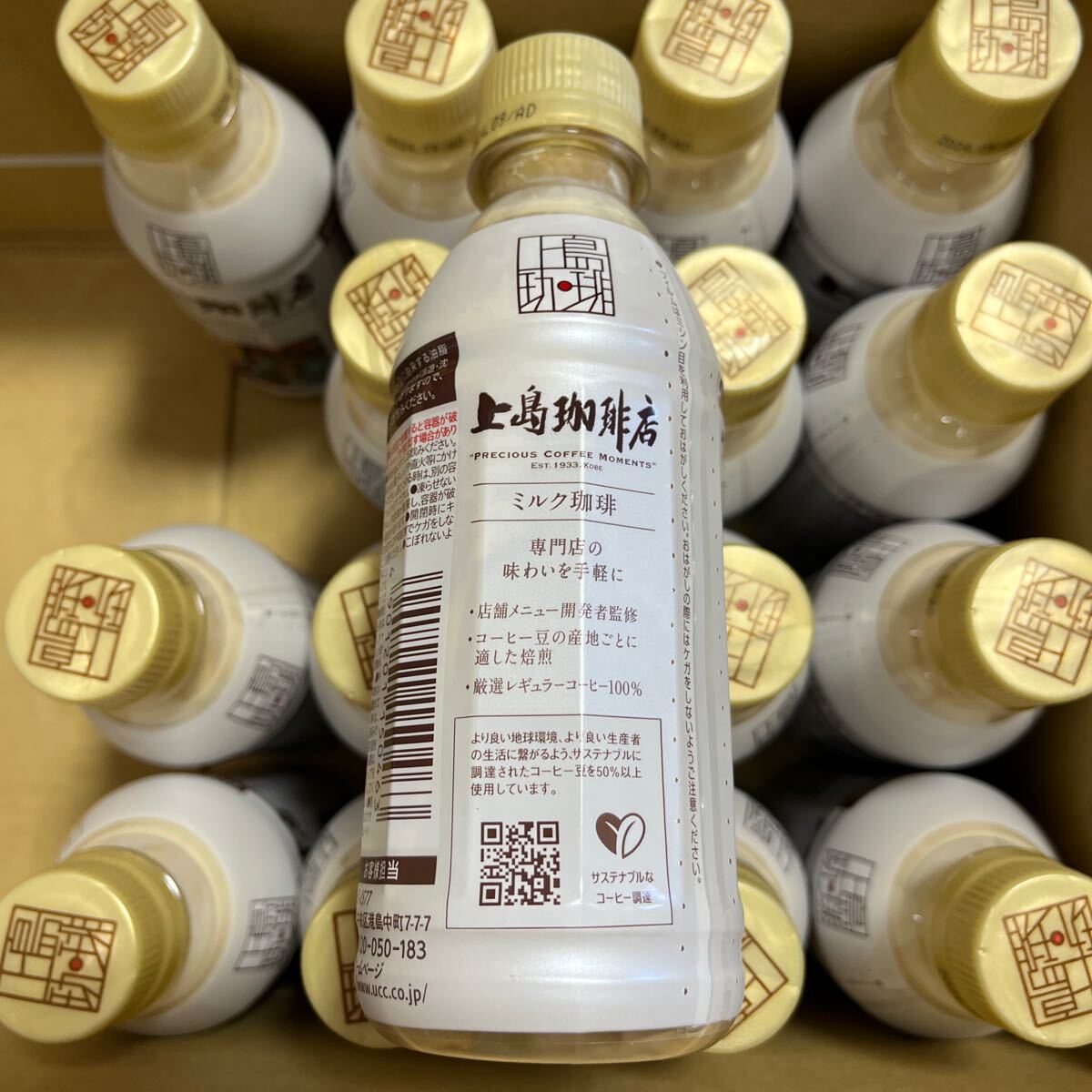 UCC 上島珈琲店 ミルク珈琲 270ml×16本_画像2