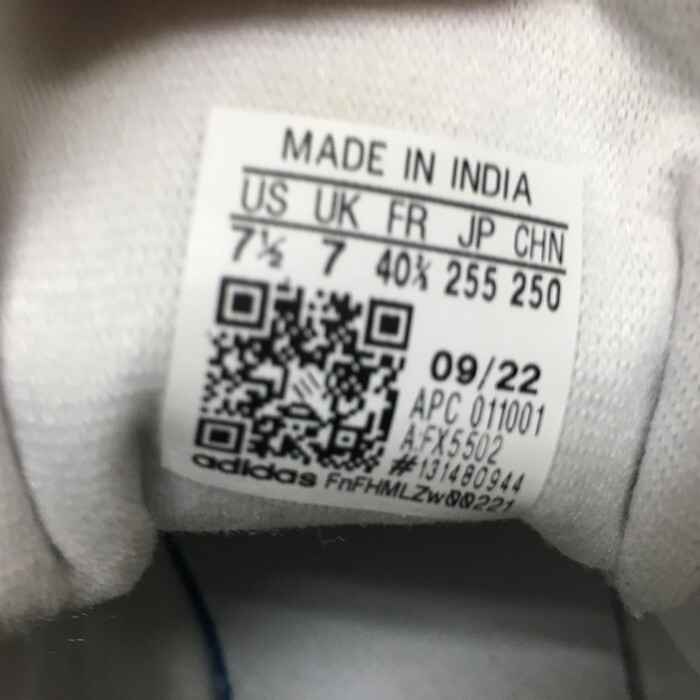 adidas スタンスミス メンズ スニーカー 25.5cm FX5502 ホワイト グリーン [jgg]_画像6
