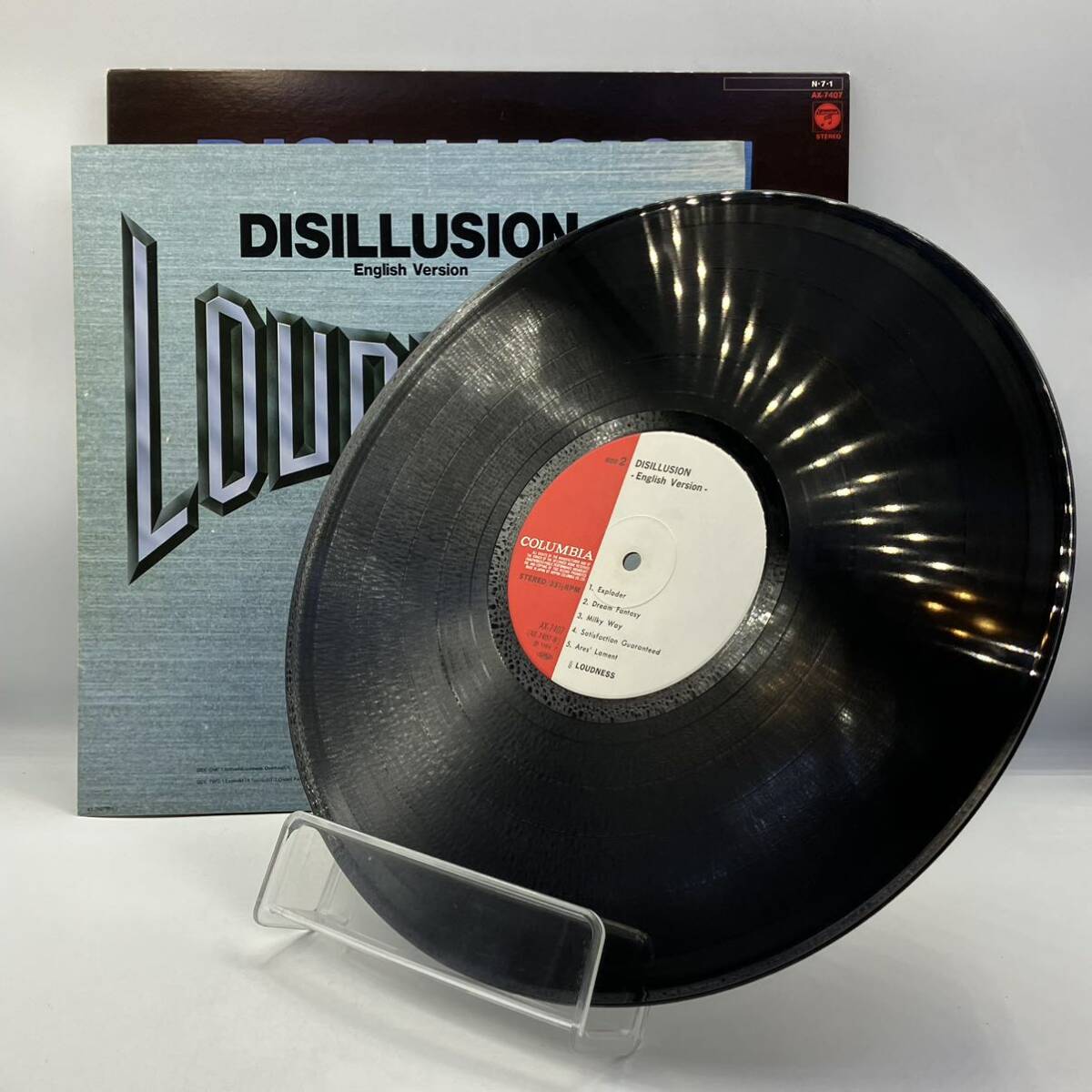 A0518【LP】 DISILLUSION English Version Loudness _画像2