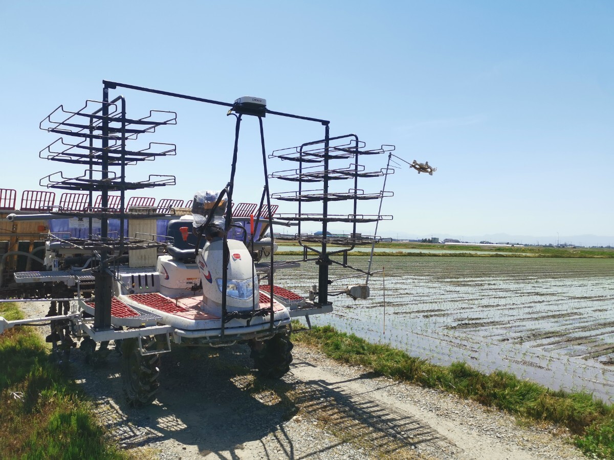 【北海道発】RTK自動操舵CHCNAV付き！ヤンマー VT10D 10条植え田植機 毎年整備済 即使用可能！ 北海道札幌近郊より_画像1