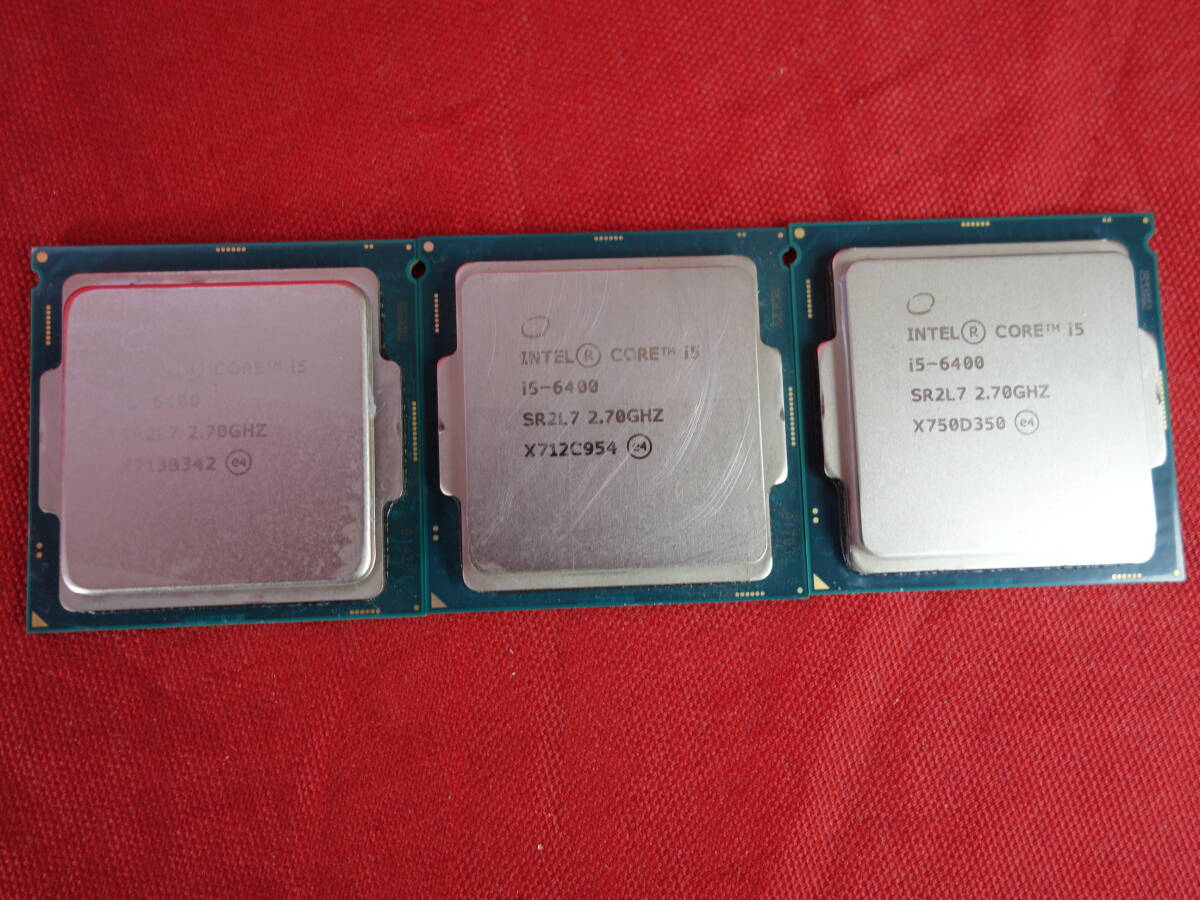 Intel Core i5-6500/6400 【BIOS確認済】 中古 CPU 合計6個セット 【10日間保証】の画像2