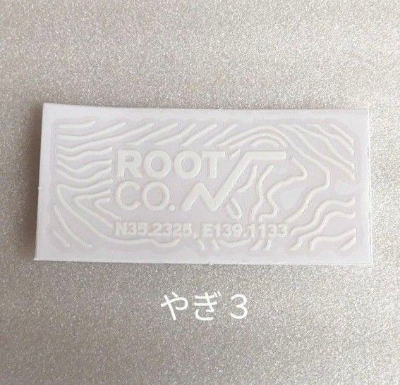 【１枚 白】ROOT CO. ルートコー 非売品 ステッカー 公式