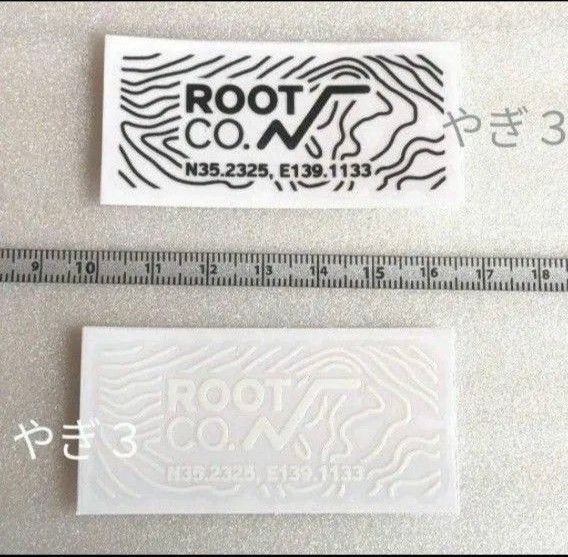 【１枚づつ 白と黒】ROOT CO. ルートコー 非売品 ステッカー 公式