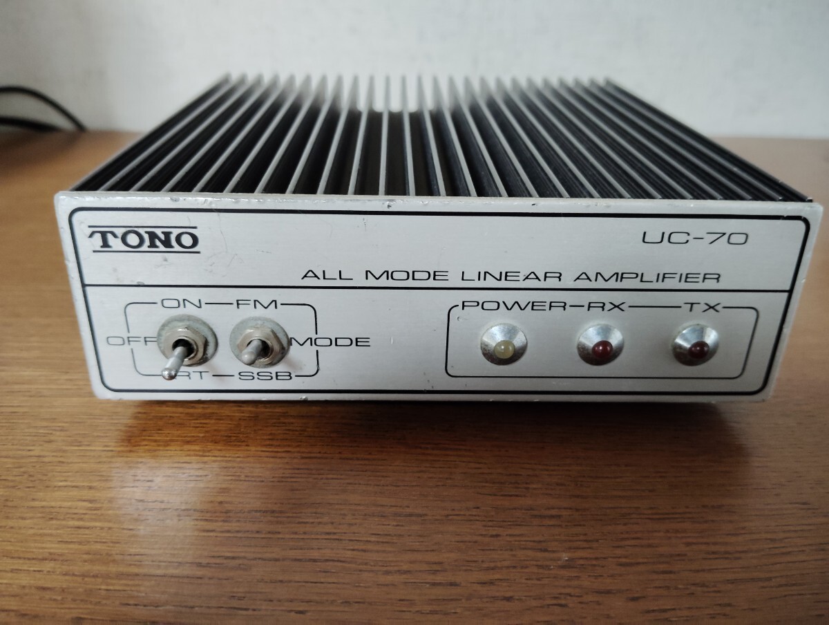 TONO 430MHz リニアアンプ UC-70_画像1