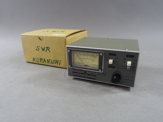 M12 RW-315A クラニシ　SWR &パワーメーター　SWR &WATTMETER ジャンク　400〜500MHz １.8〜230MHz トランシーバー　無線機_画像1