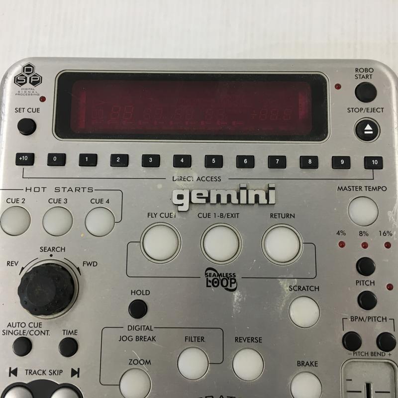 TEI [ present condition delivery goods ] Gemini CD-1800X Gemini CDJ controller (112-240501-MA-2-TEI)