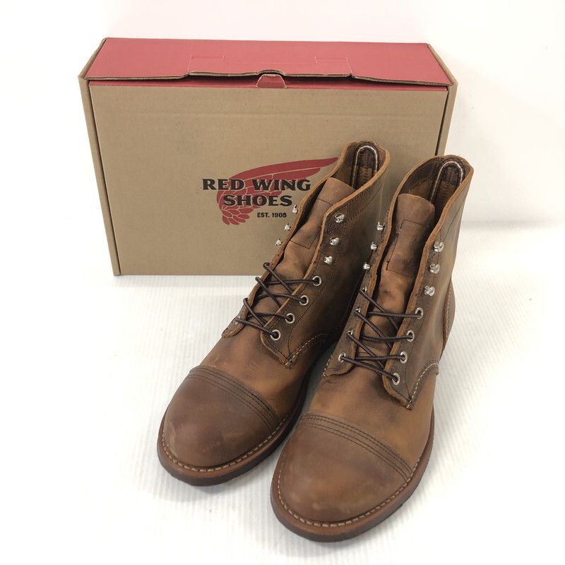 TEI 【中古品】 RED WING レッドウィング IRON RANGER アイアン レンジャー ワークブーツ 8085 US10 28cm 箱付き 〈164-240503-MK-1-TEI〉