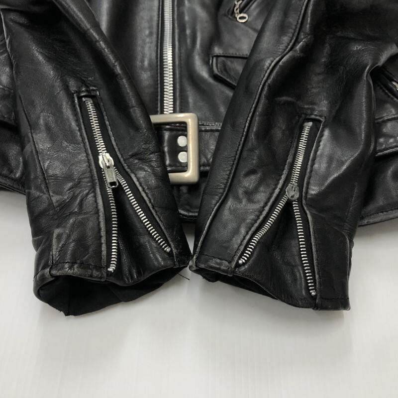 TEI 【中古品】 SCHOTT ショット 118 ダブルライダース 36 TALONZIP タロンジップ バイカー レザージャケット 〈145-240513-AT-3-TEI〉_画像4