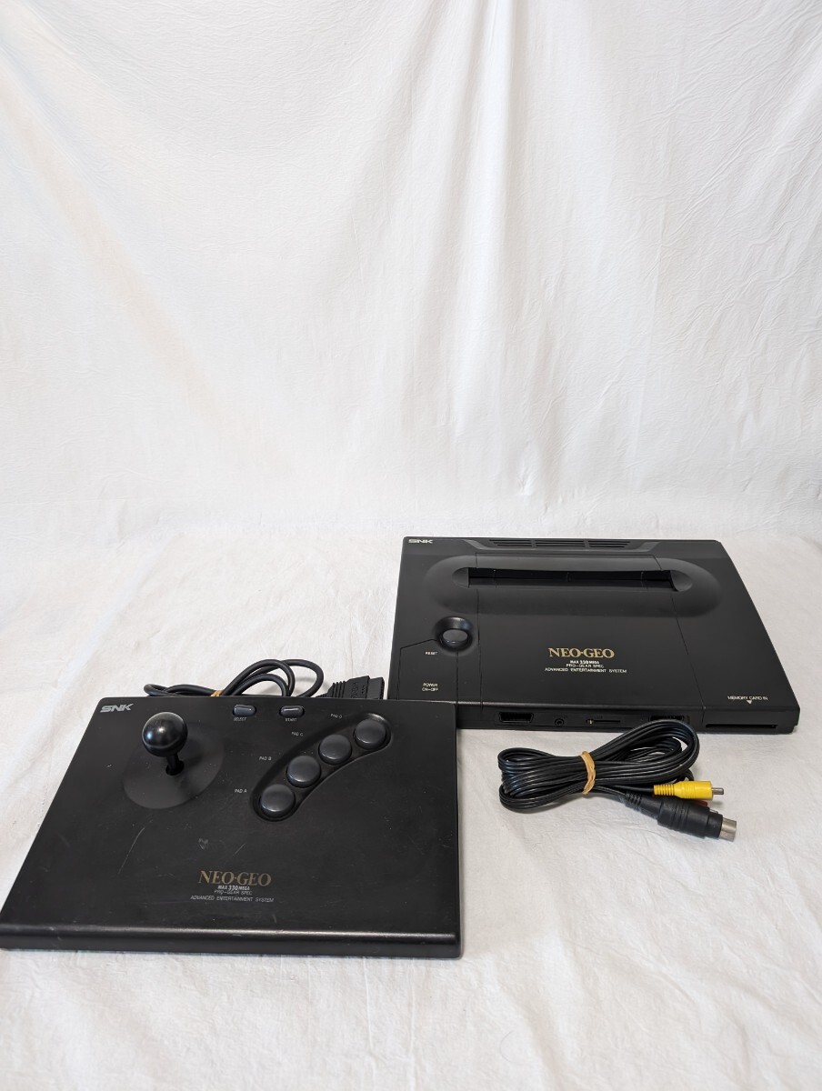 【動作確認済】SNK MAX330MEGA PRO-GEAR SPEC NEO-O NEO-GEO 本体 コントローラー ネオジオ_画像1