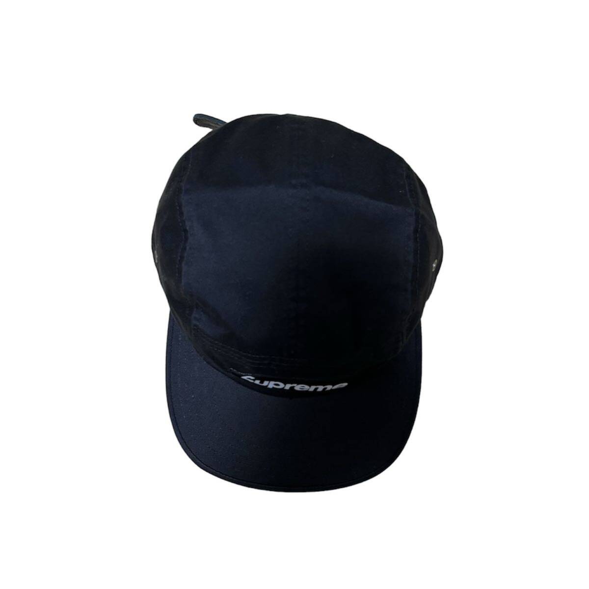 【新品未使用】半タグ付 Supreme Washed Chino Twill Camp Cap Black シュプリーム キャンプ キャップ ブラックチノ ウォッシュド ツウィル_画像6