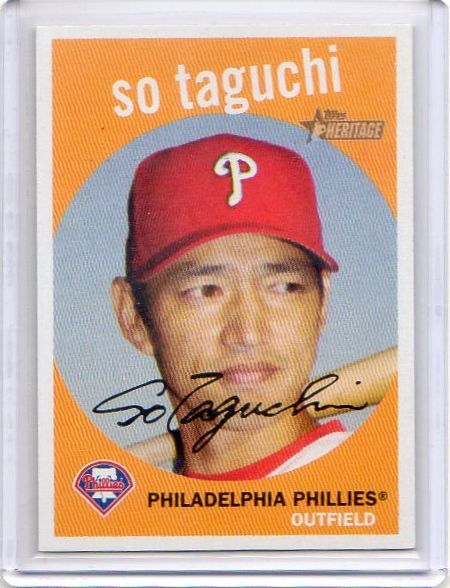 ●田口壮　カード　Vol.93　2008TOPPS HERITAGE #203_画像1