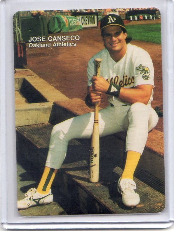 ●ホセ・カンセコ　カード　Vol.508　1990MOTHER'S COOKIES JOSE CANSECO SET #4　オークランド・アスレチックス_画像1