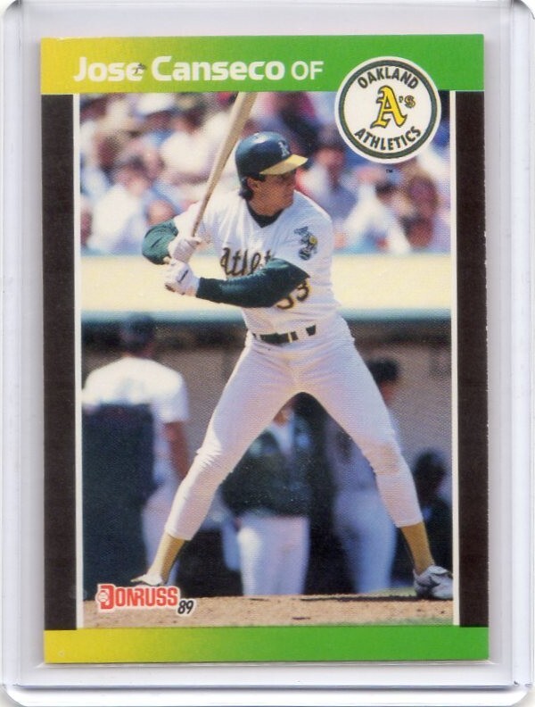 ●ホセ・カンセコ　カード　Vol.447　1989DONRUSS #91　オークランド・アスレチックス_画像1