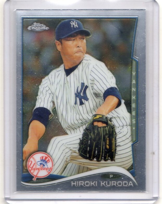 ●黒田博樹　カード　Vol.127　2014TOPPS CHROME #27　ニューヨーク・ヤンキース_画像1