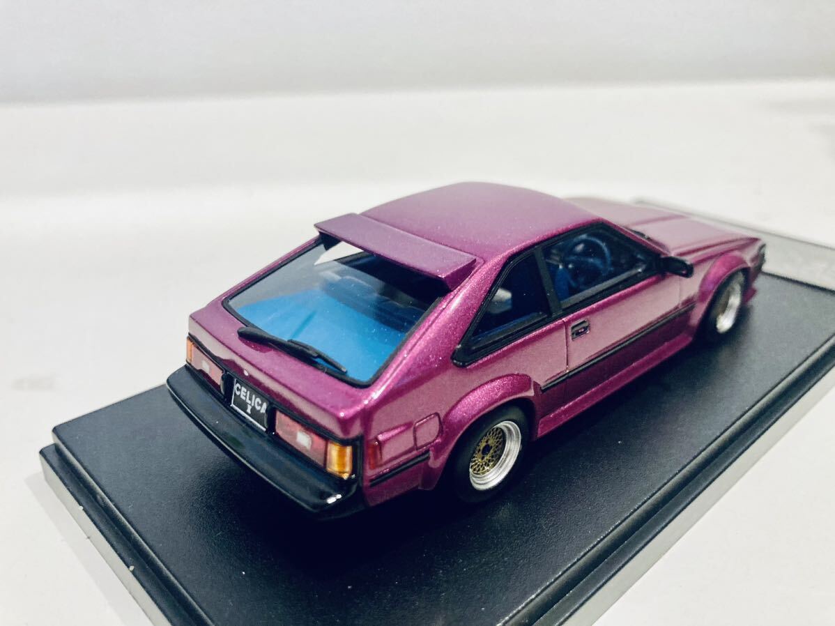 【送料無料】1/43 ハイストーリー トヨタ セリカ XX 2800GT 1981 改　パープルメタリック_画像7