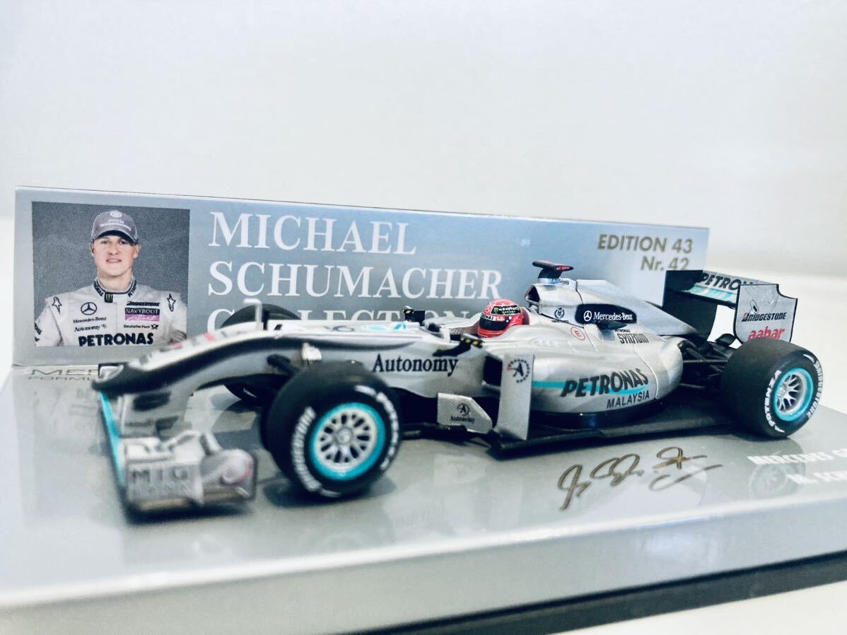 【送料無料】1/43 Minichamps Mercedes GP F1 MGP W01 #3 M.Schumacher シューマッハー 2010_画像1