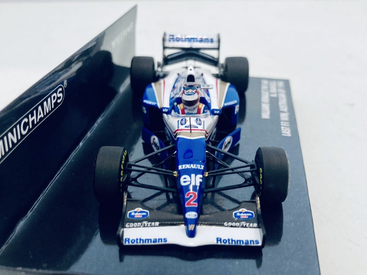 【送料無料】1/43 Minichamps Rothmans Williams Renault ウィリアムズ ルノー FW16B N.マンセル Last Win Australian GP 1994 タバコ仕様の画像8