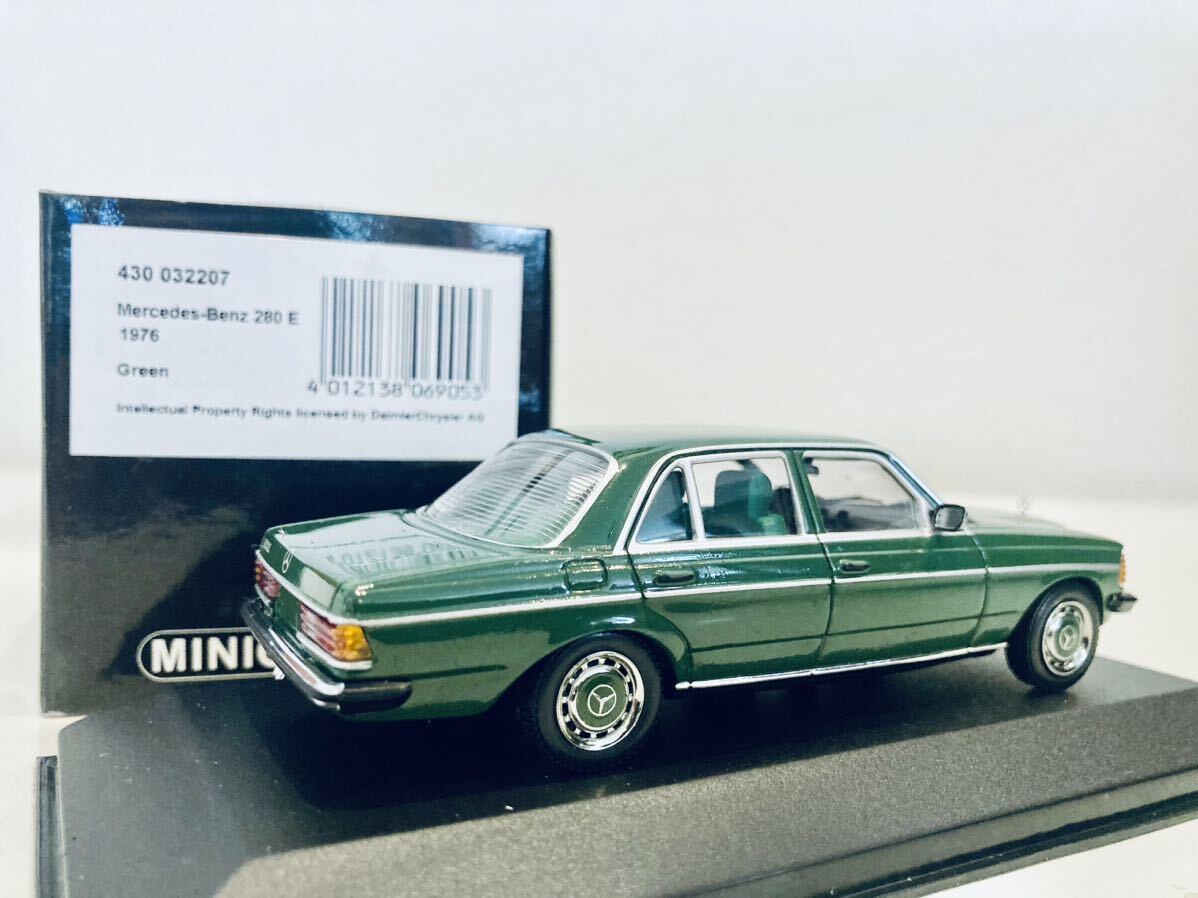【送料無料】1/43 Minichamps Mercedes Benz メルセデス ベンツ 280E (W123) 1976 Green_画像2