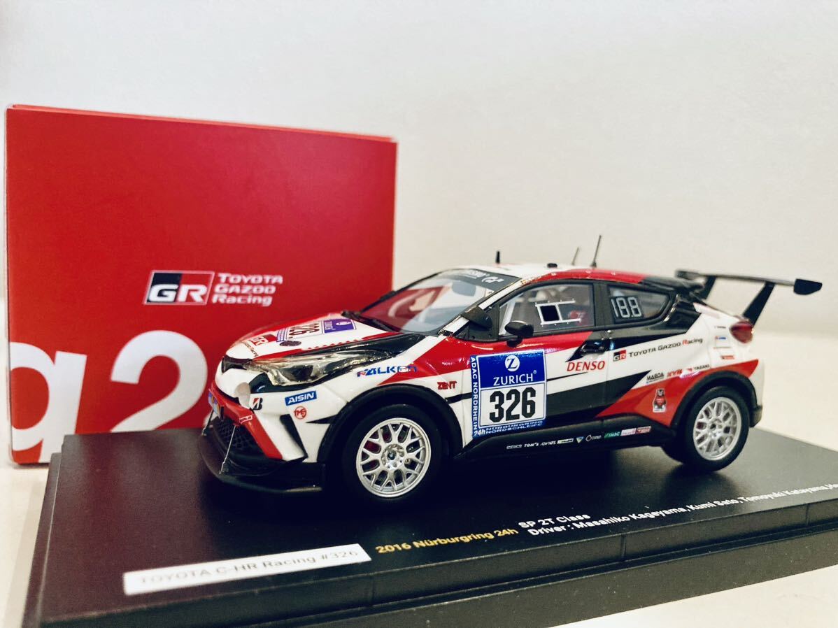 【送料無料】1/43 GR特注 EBBRO Toyota トヨタ C-HR Racing #326 SP 2T Class Nrburgring 24H 2016_画像1