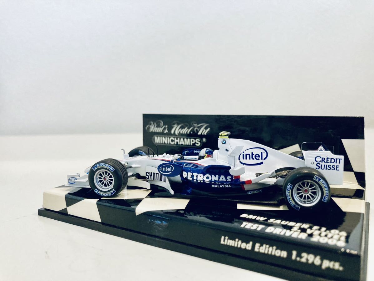 【送料無料】1/43 Minichamps BMW Sauber ザウバー F1.06 S.Vettel ベッテル TEST DRIVER 2006_画像2