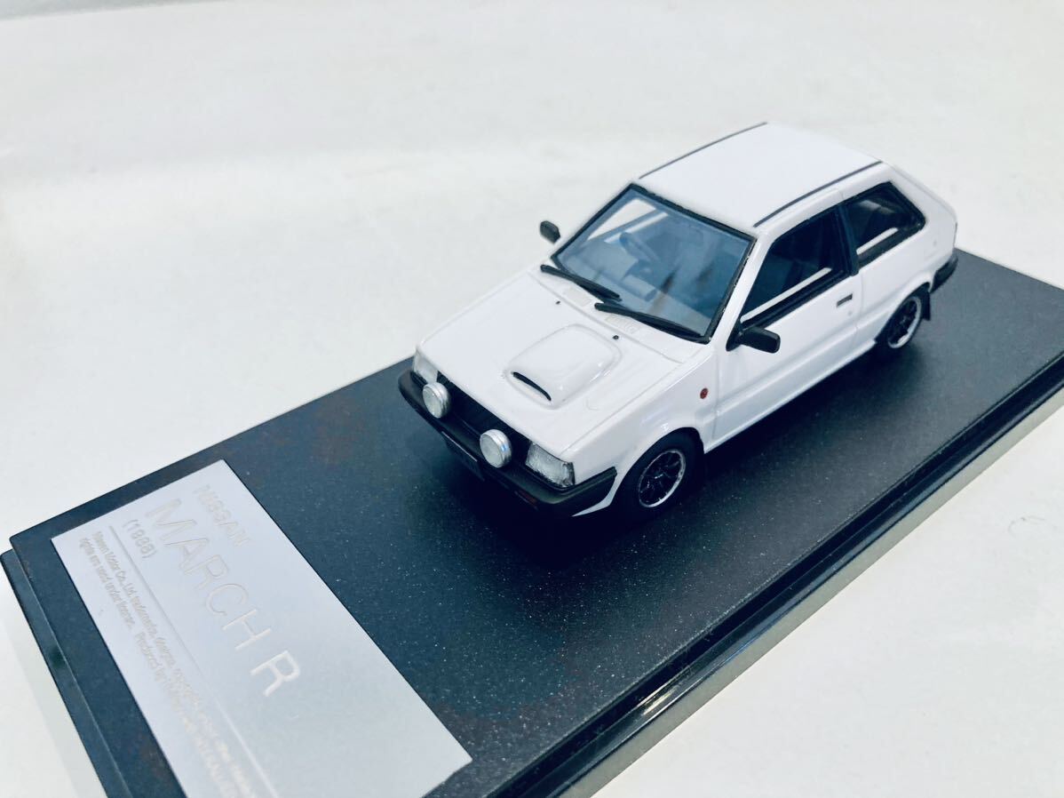 【送料無料】1/43 ハイストーリー 日産 マーチ R 1988 クリスタルホワイト_画像6