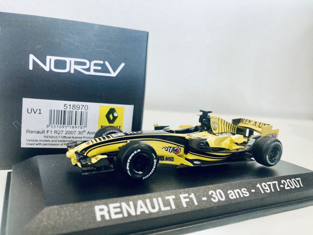 【送料無料】1/43 Norev Renault ルノー R27 2007 30th Anniversary 30ans 1977-2007_画像1