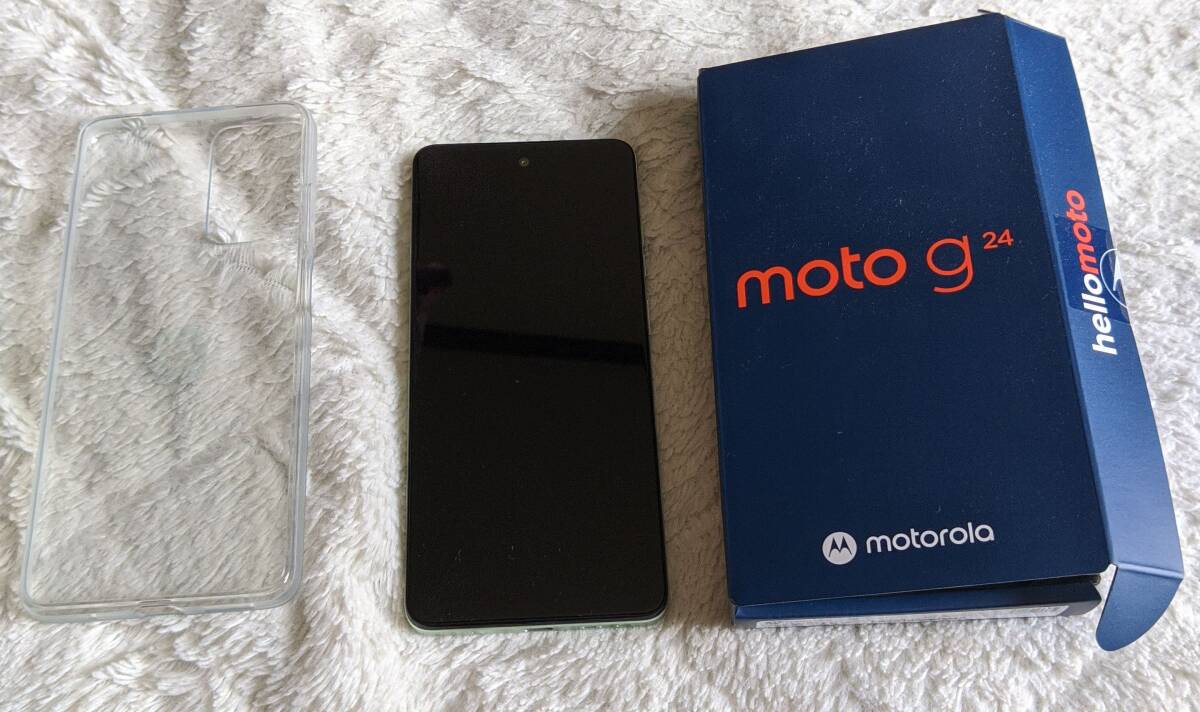 moto g24 中古 アイスグリーン　モトローラ