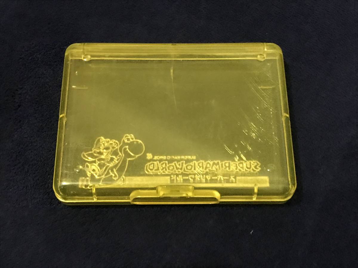 [ подлинная вещь ][ редкость ] ценный Super Famicom soft кассета жесткий чехол желтый цвет 
