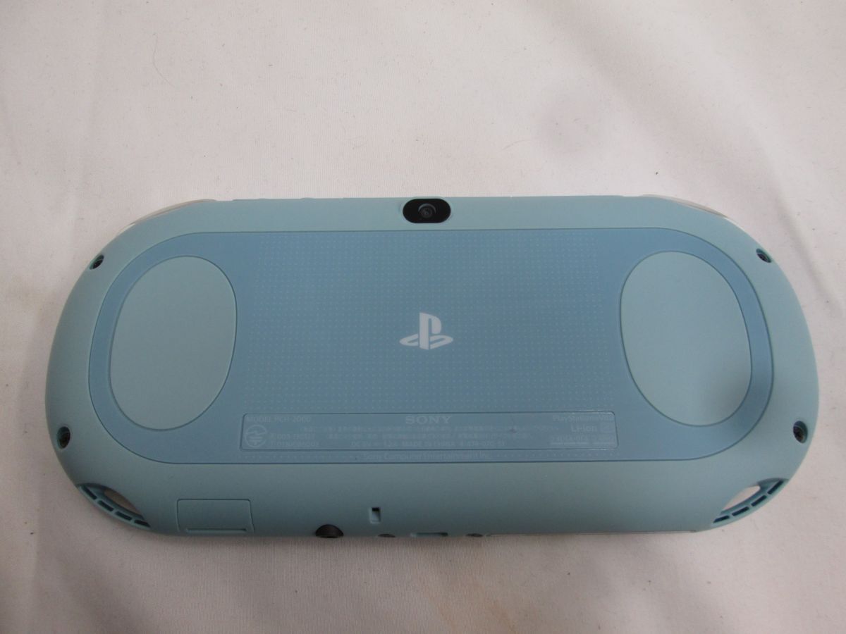 25 sending 60sa0519$G08 PSVITA 2000 light blue / white ( adaptor attaching .). memory card 16GB set ver3.74 secondhand goods 