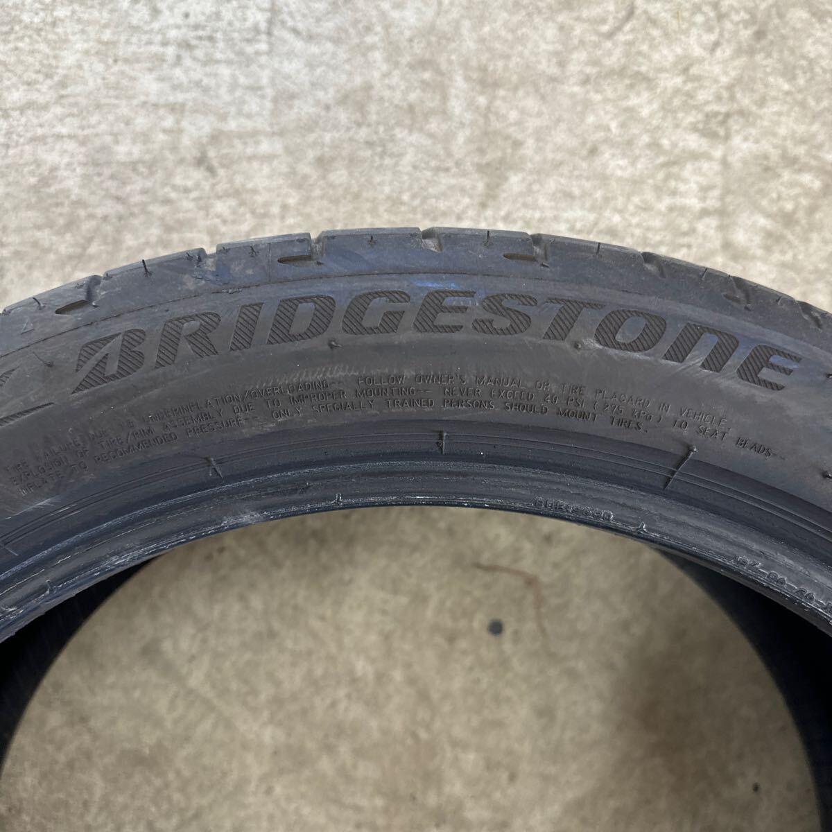 ☆ブリジストン ポテンザ BRIDGESTONE POTTENZA S001 245/40R18 2019年製 2本セット 札幌☆ _画像4