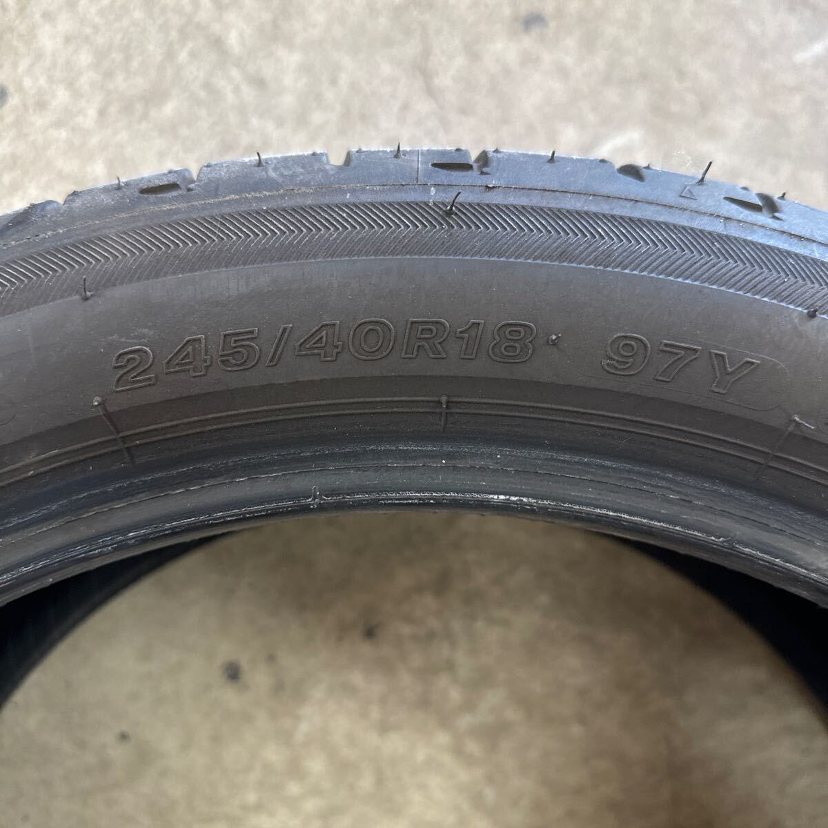 ☆ブリジストン ポテンザ BRIDGESTONE POTTENZA S001 245/40R18 2019年製 2本セット 札幌☆ _画像6