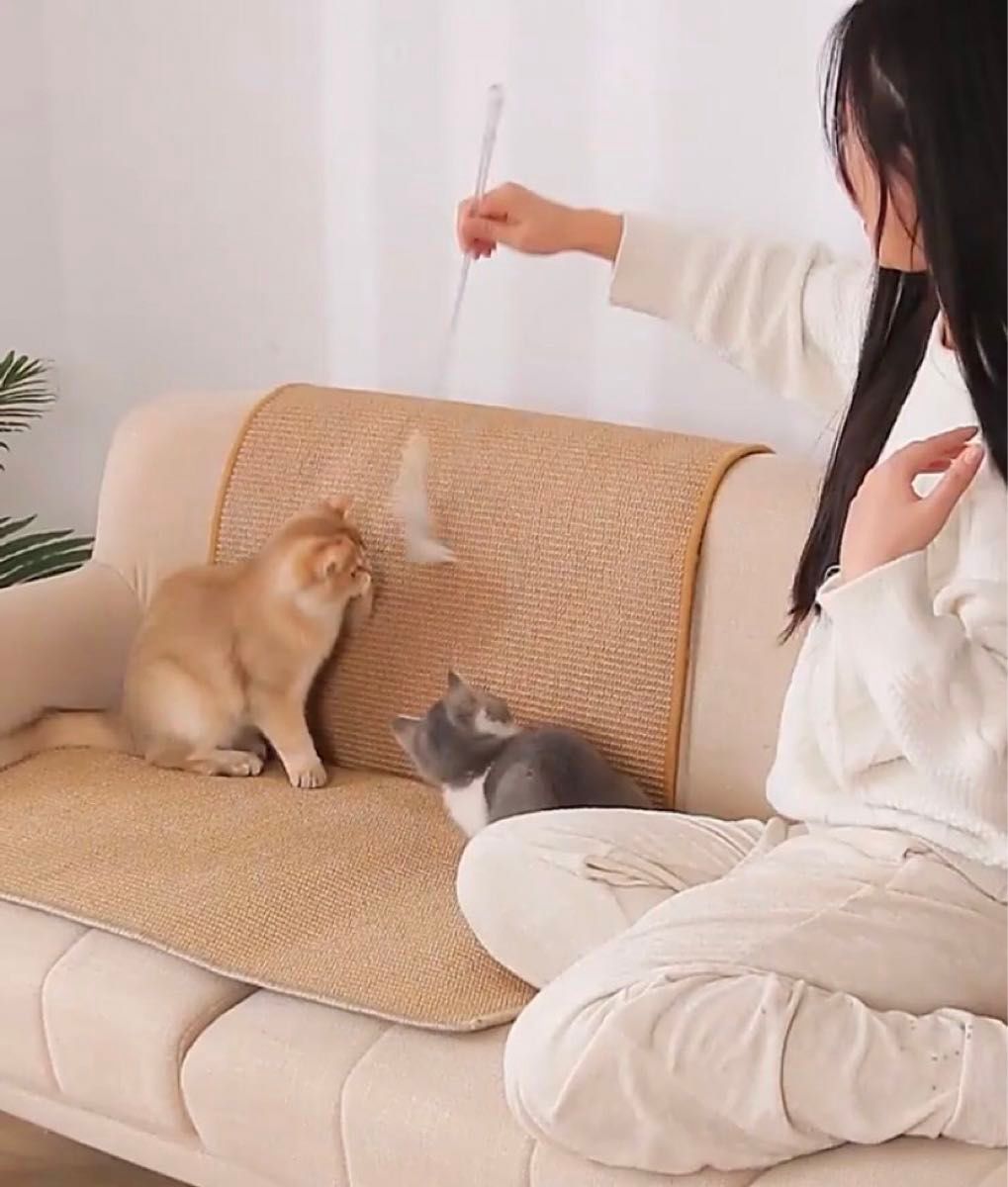 爪研ぎ　猫用　シート　麻　マット