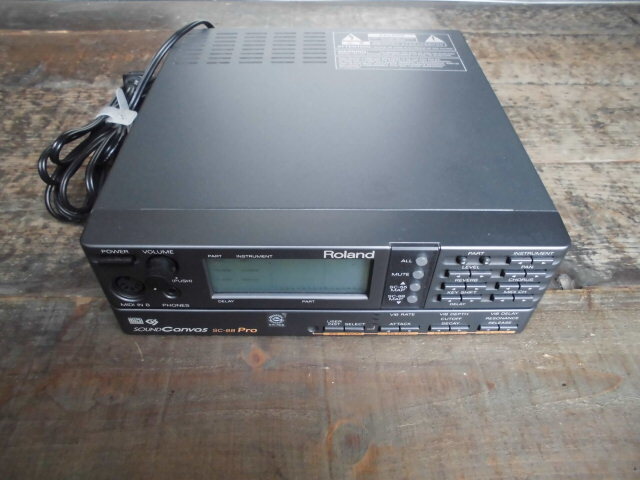 present condition goods Roland SC-88Pro SOUND CANVAS sound canvas sound module power supply go in - Roland 