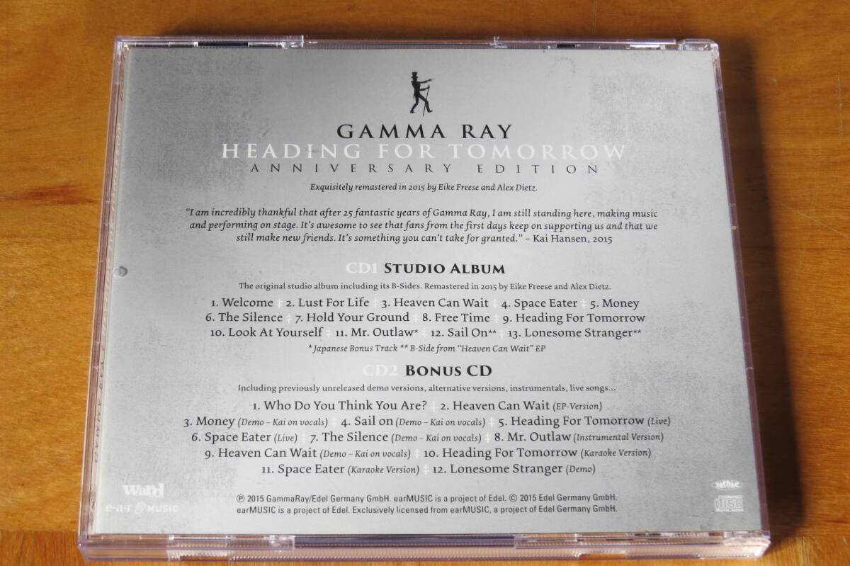 Gamma * Ray GAMMA RAY/HEADING FOR TOMORROWaniva- surrey * выпуск 2CD записано в Японии с поясом оби 