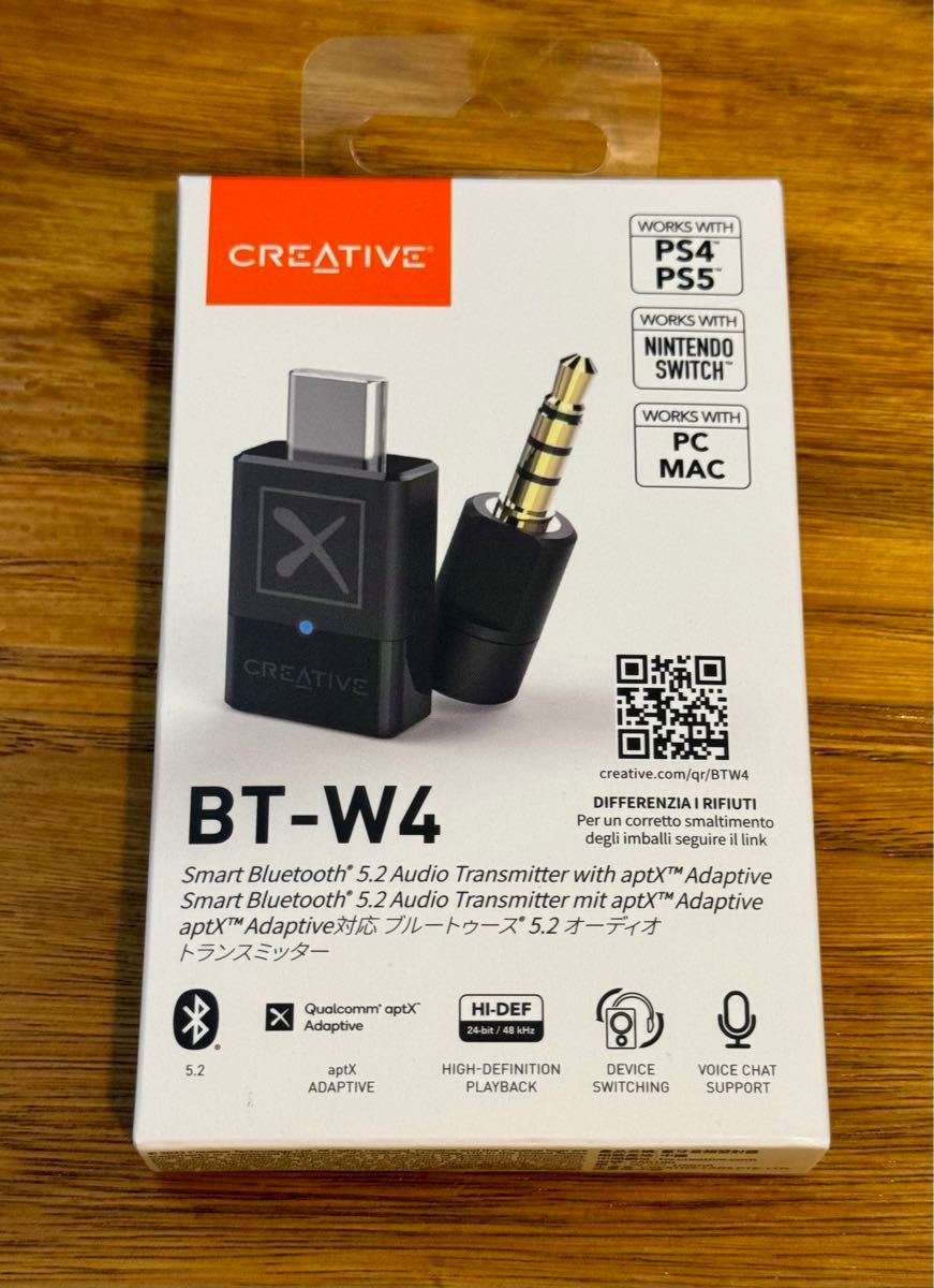 Creative BT-W4 Bluetooth トランスミッター