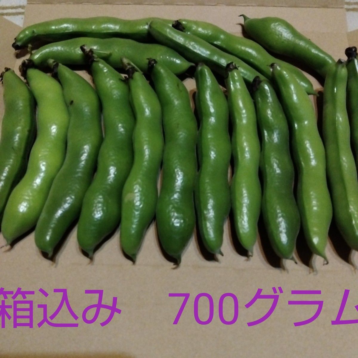 そらまめ　箱込み　　700グラム