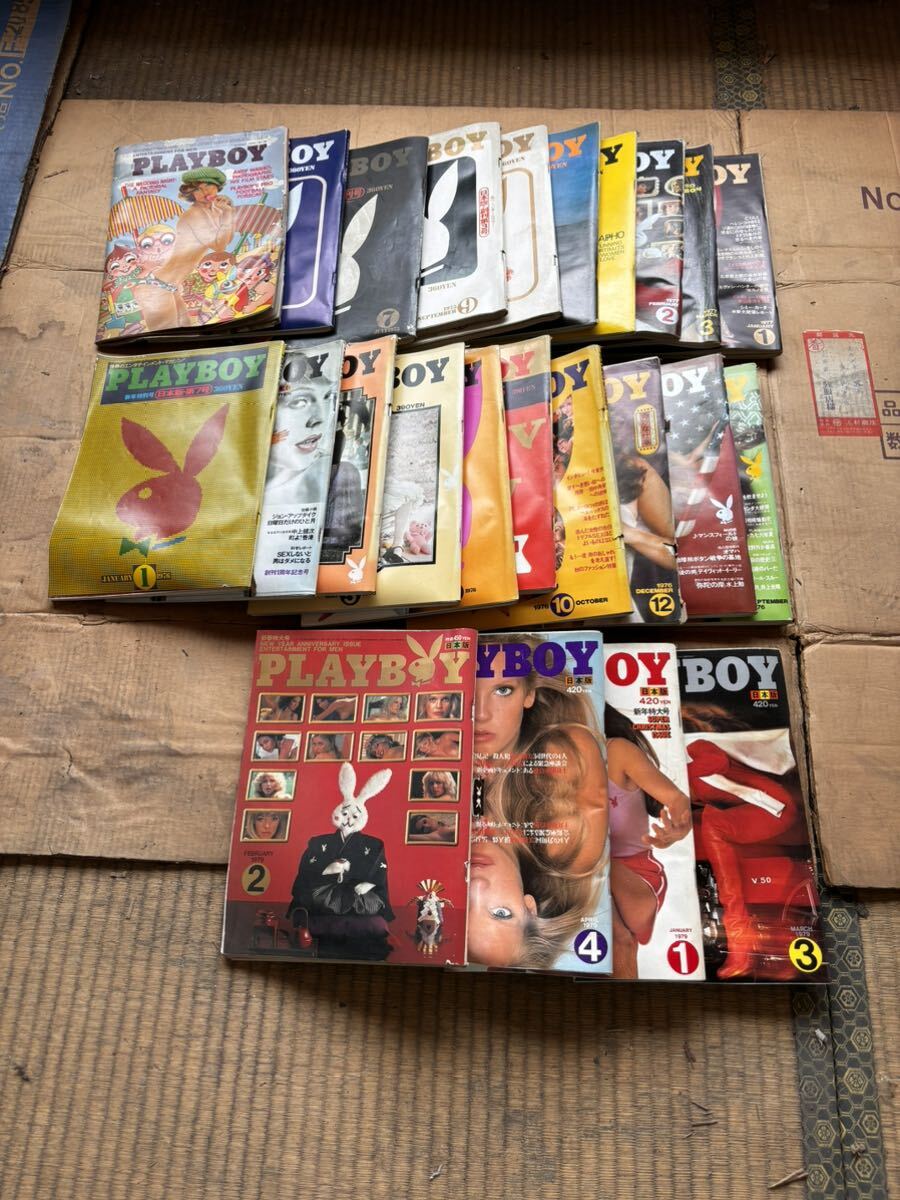 1974年〜1979年 PLAYBOY プレイボーイ 24冊セット - その他 1974年〜1979年 PLAYBOY プレイボーイ 24冊セット - その他