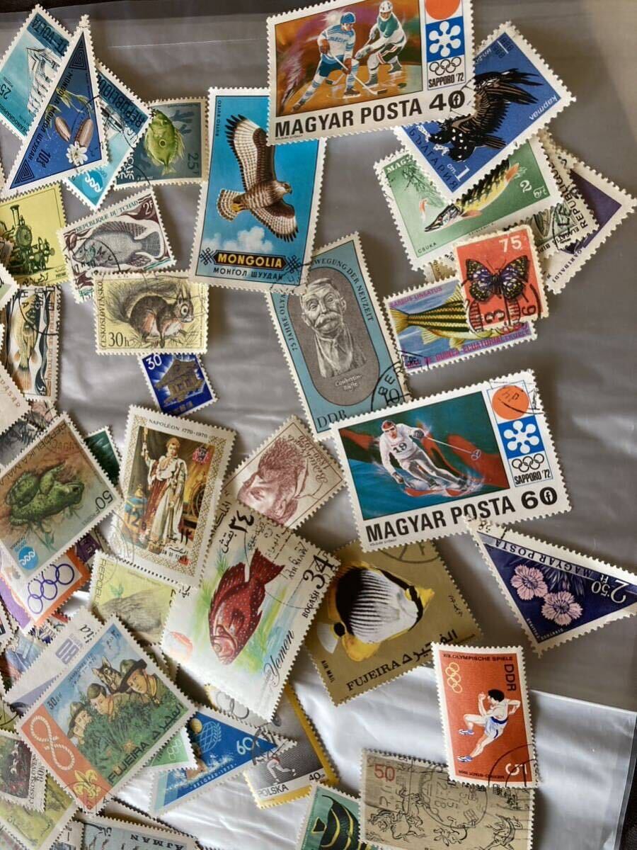 日本切手　海外切手　外国切手　昭和　オリンピック　使用済み　まとめ売り_画像4