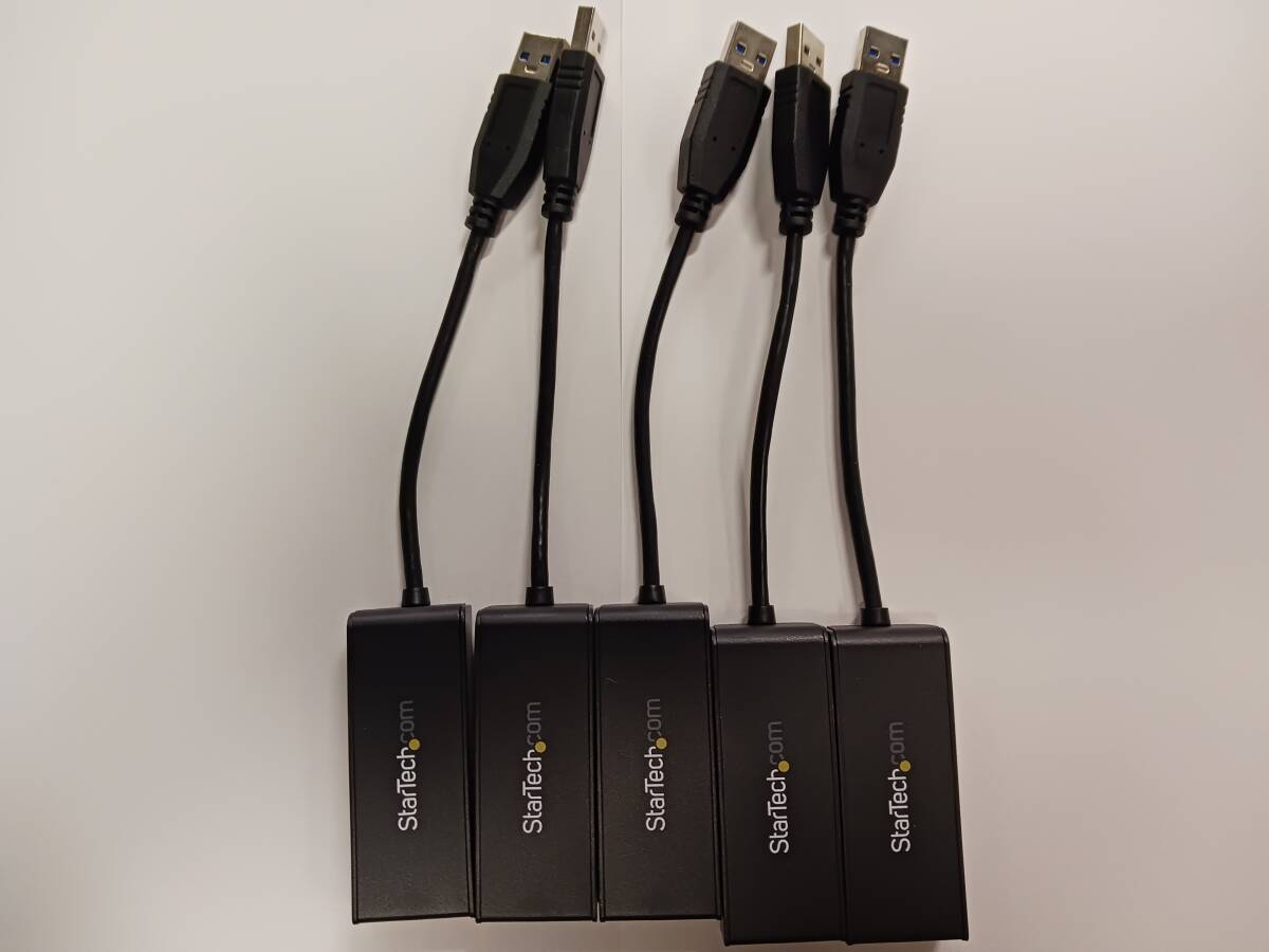 【中古品】StarTech.com USB 3.0 to Gigabitイーサネットアダプター USB31000S ×５個セット_画像1