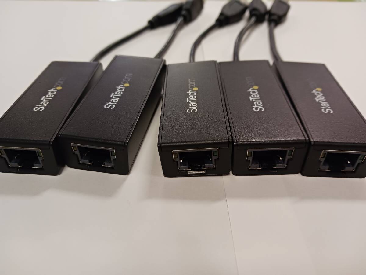 【中古品】StarTech.com USB 3.0 to Gigabitイーサネットアダプター USB31000S ×５個セット_画像4