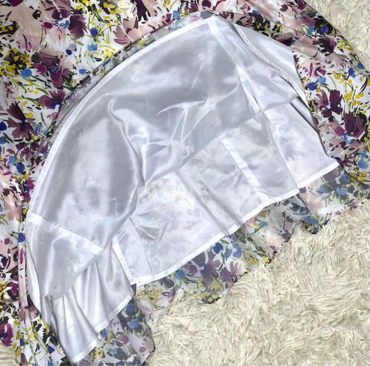 Rose Tiara ローズティアラ ロングワンピース 花柄 フラワー Rose Tiara ローズティアラ ロングワンピース 花柄 フラワー