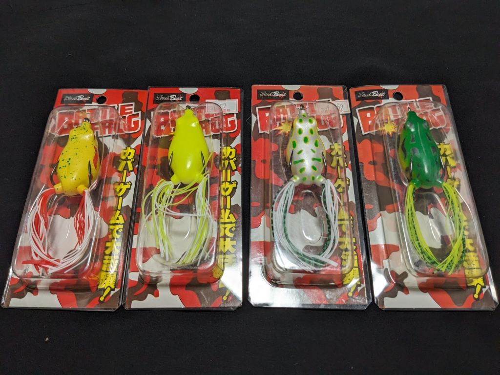 フィッシュビート バトルフロッグ 4個セット 新品3 Fish Beat BATTLE FROG フロッグ Frog ライギョ 雷魚 鯰 なまず ナマズ 中空フロッグ_画像1