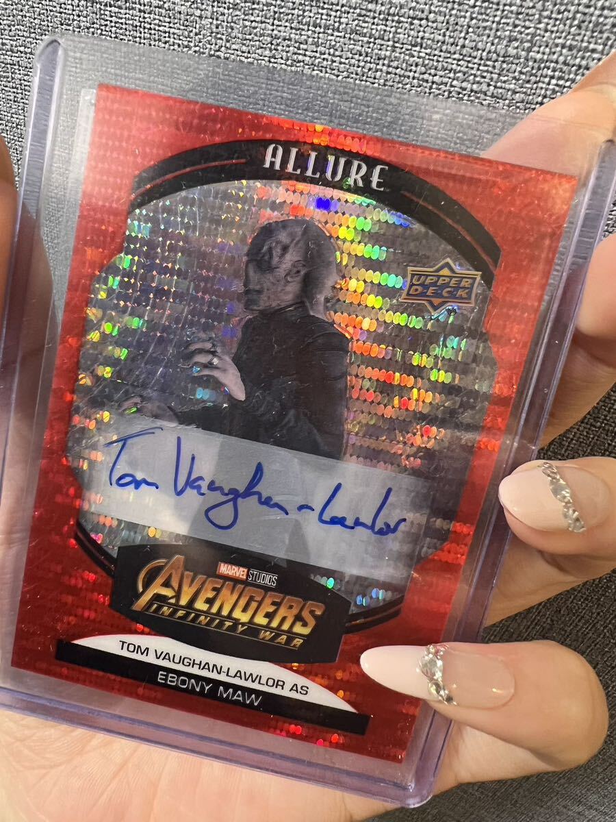 マーベル 2022 Upper Deck Marvel Studios TOM VAUGHAN-LAWLOR As EBONY MAW 直筆サインカード Auto_画像1