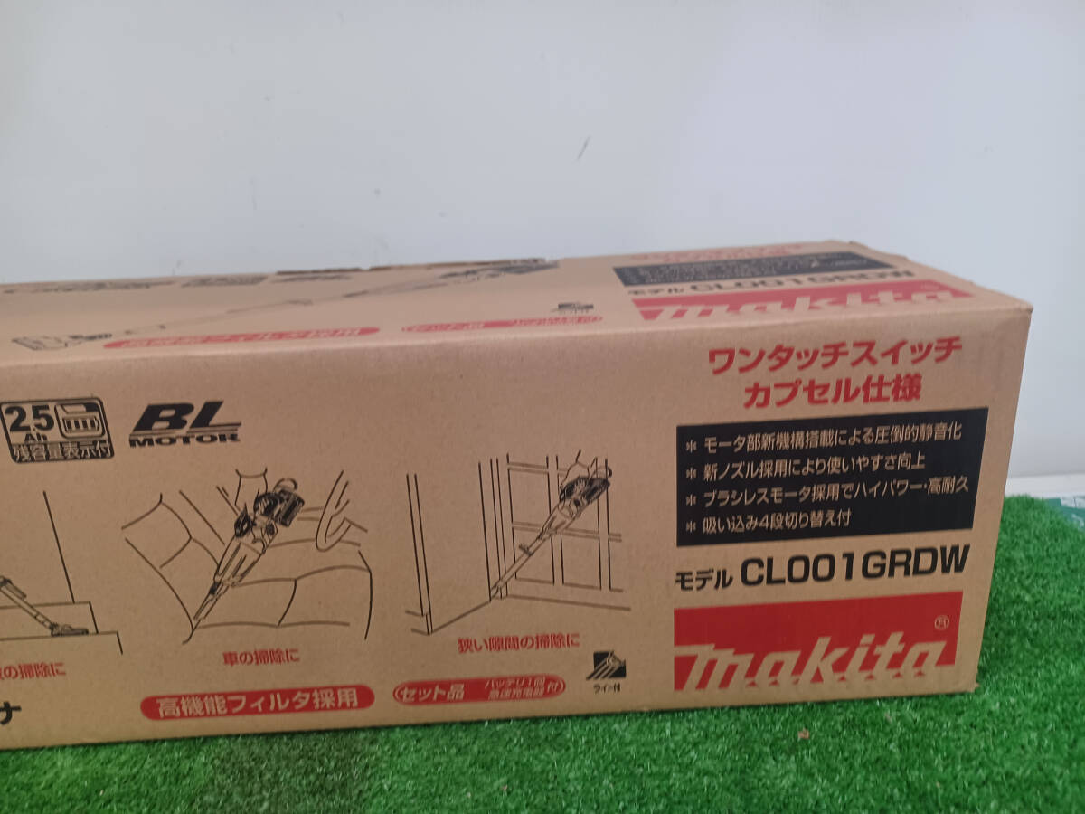 【未使用品】マキタ CL001GRDW 【サイクロンアタッチメント別売】 フルセット(2.50Ahバッテリ×1、充電器付)/白 電動工具/IT0TZKQ0Q5Y0_画像4