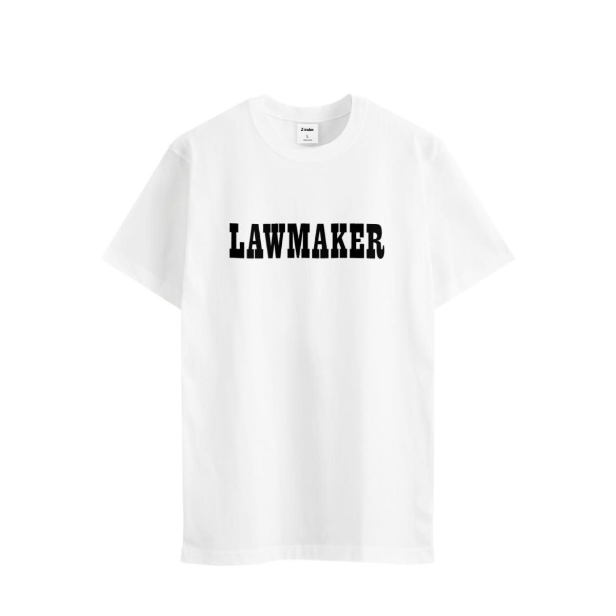 LAWMAKER S/S TEE-WHTbk