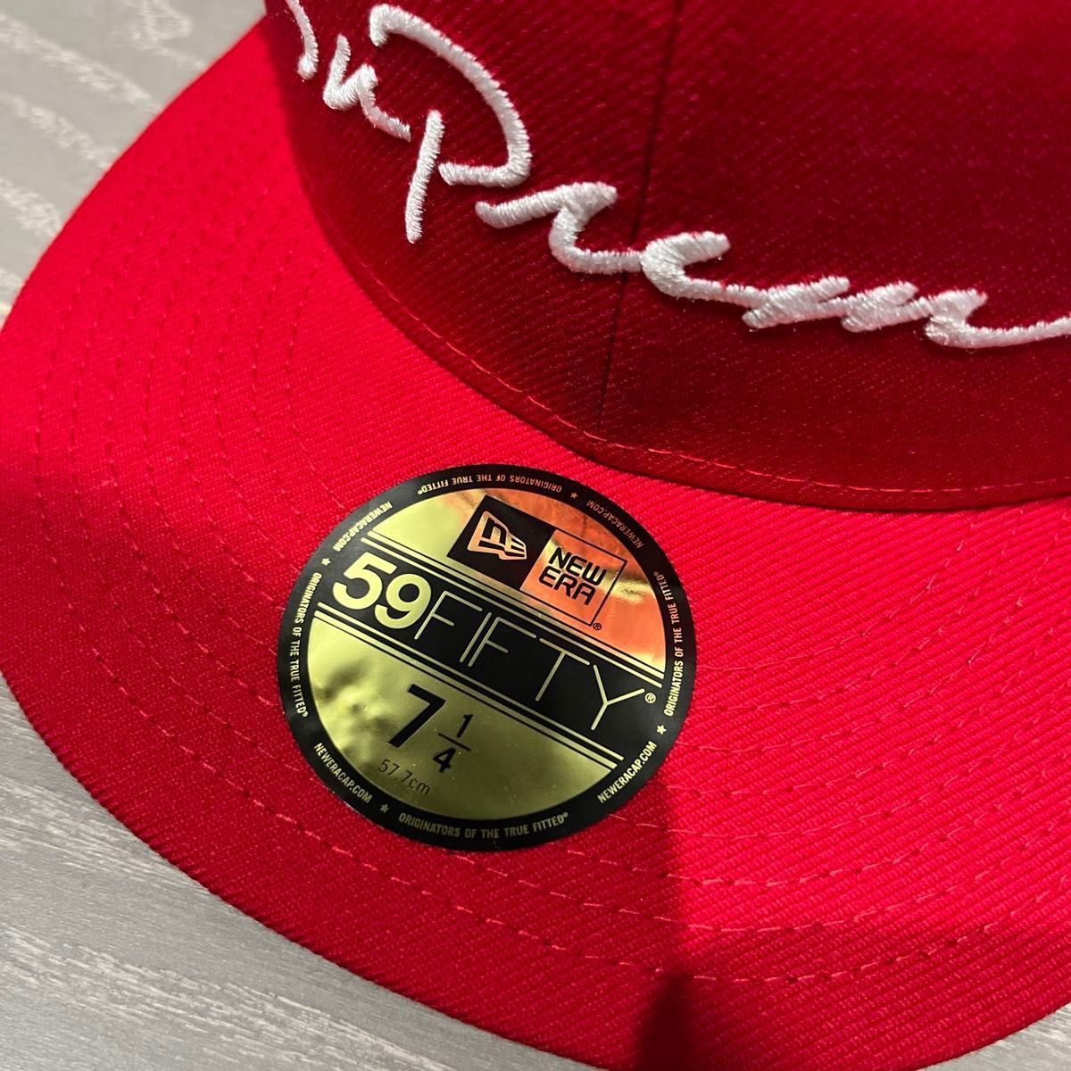 Supreme Classic Script New Era "Red"CAP