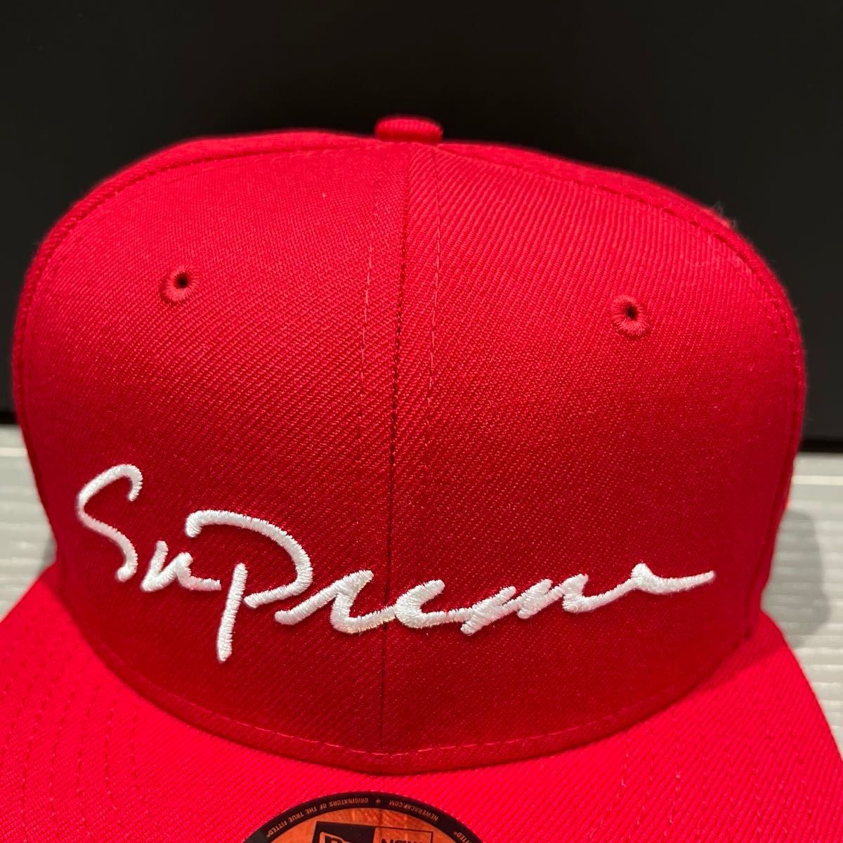 Supreme Classic Script New Era "Red"CAP